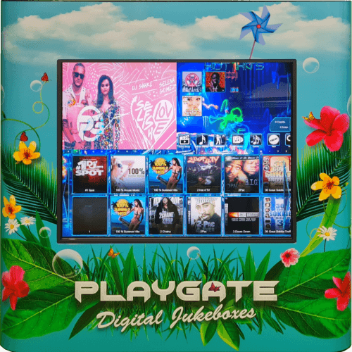 Palm and Flower Jukebox